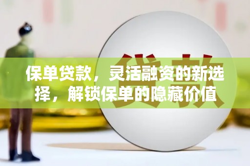 海端保单贷款，灵活融资的新选择，解锁保单的隐藏价值