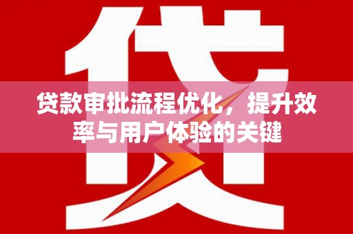 云龙贷款审批流程优化，提升效率与用户体验的关键
