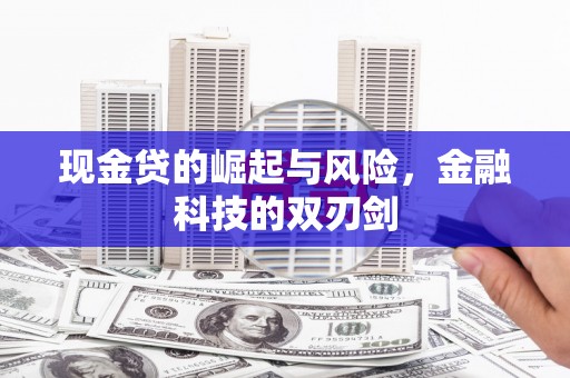 灌阳现金贷的崛起与风险，金融科技的双刃剑