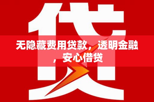 暖暖无隐藏费用贷款，透明金融，安心借贷