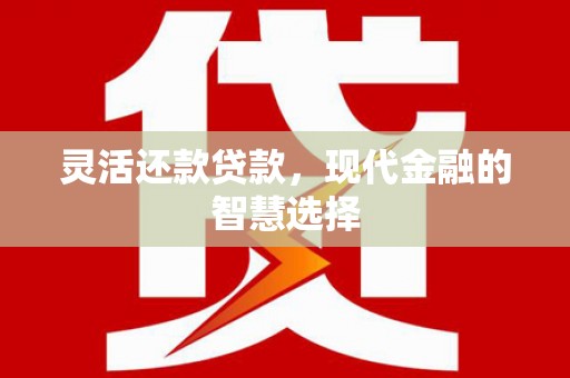罗城灵活还款贷款，现代金融的智慧选择