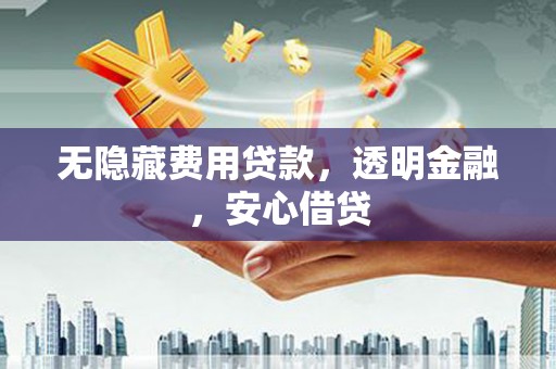 西市无隐藏费用贷款，透明金融，安心借贷