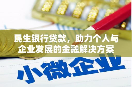 泸溪民生银行贷款，助力个人与企业发展的金融解决方案