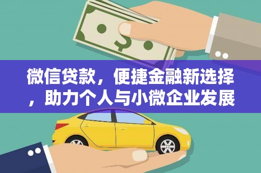 武冈微信贷款，便捷金融新选择，助力个人与小微企业发展