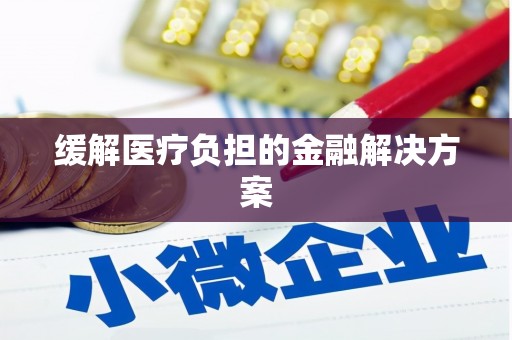 海城缓解医疗负担的金融解决方案
