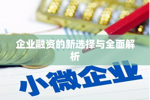 怀化企业融资的新选择与全面解析