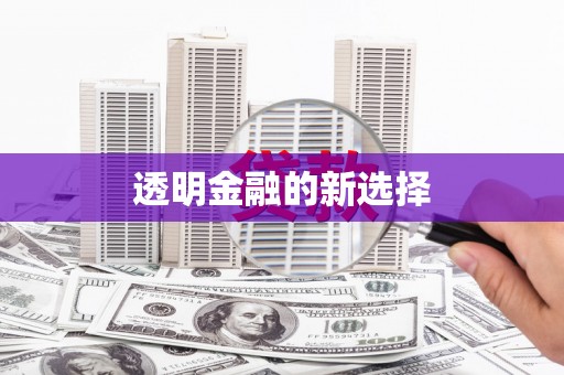 保德透明金融的新选择