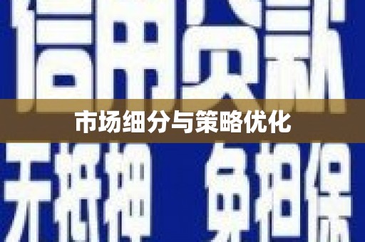 自贡市场细分与策略优化
