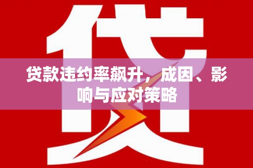 巨野贷款违约率飙升，成因、影响与应对策略